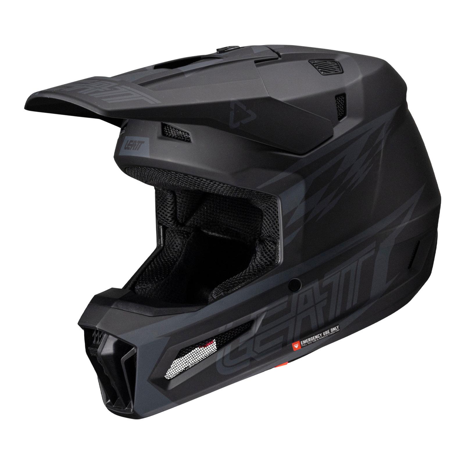 Leatt 3.5 Motocross Helmet Kit - Stealth - Image 2