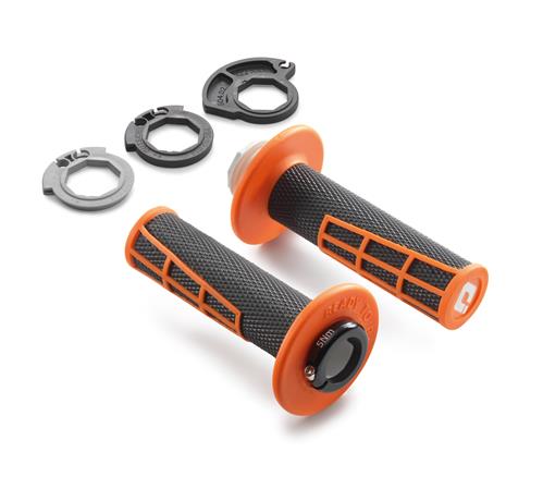 Lock-on Grips Set KTM Power Parts Factory Black/Orange