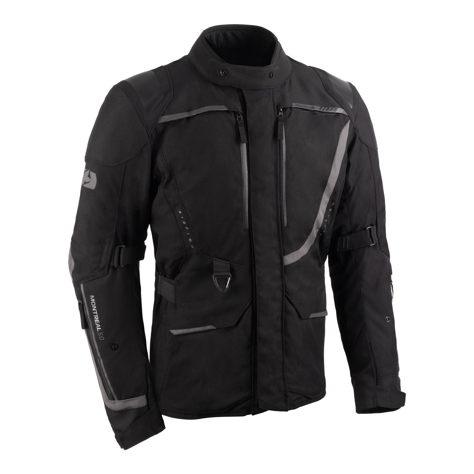 Oxford Montreal 5.0 Dry2Dry Road Jacket Stealth Black - Image 1