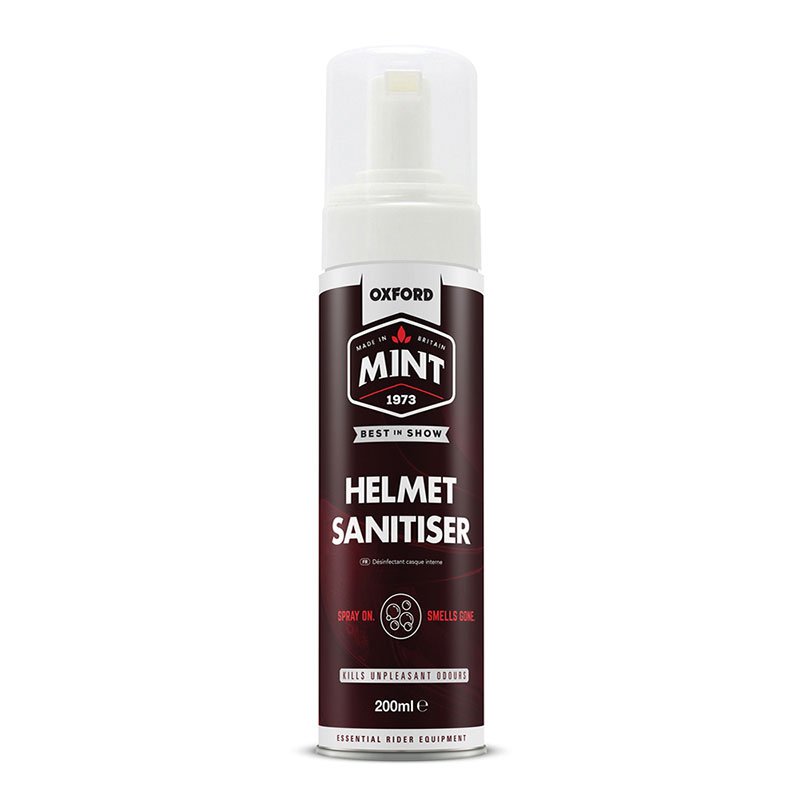 Oxford Mint Helmet Sanitiser Foam Spray 200ml