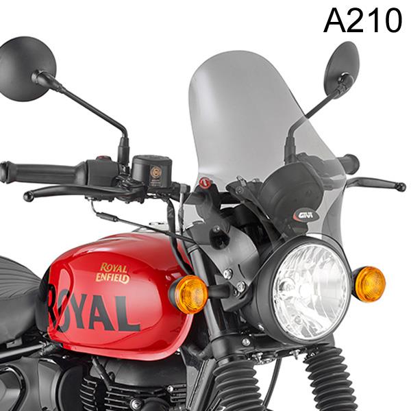 GIVI UNIVERSAL SCREEN MEDIUM SMOKED WITH KIT (SPECIFIC KITS ALSO AVAIL)