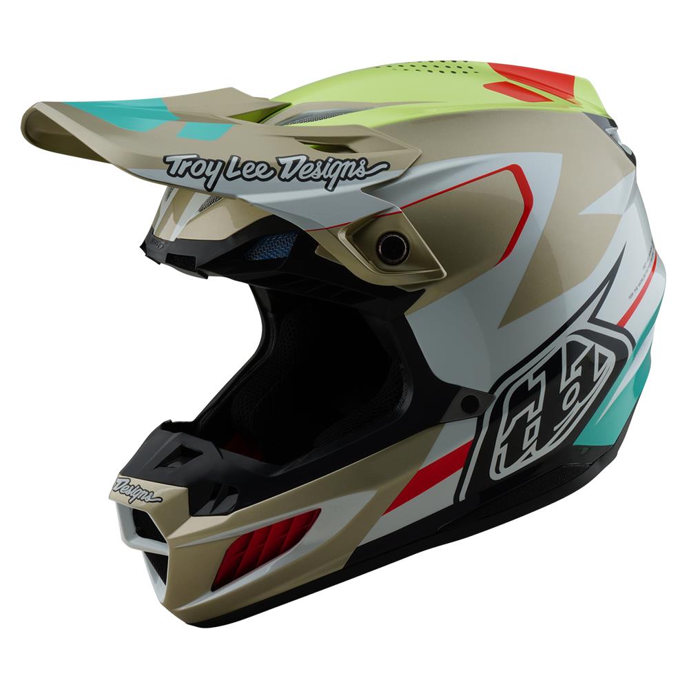 Troy Lee Designs SE5 ECE Composite Optic Motocross Helmet White