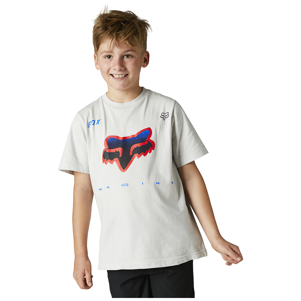 Fox Rkane Head Tee Youth Light Grey