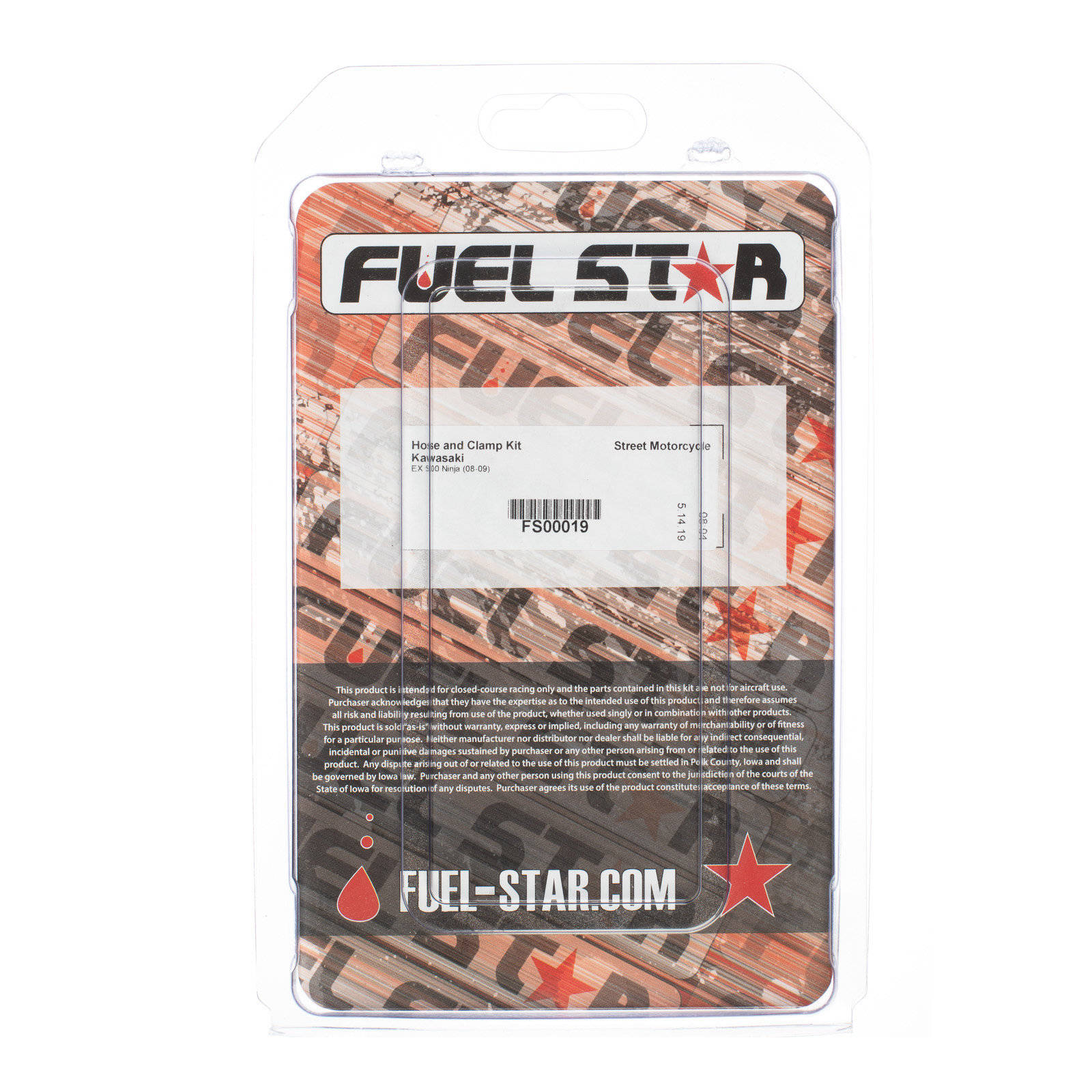 All Balls Racing Fuel Hose & Clamp Kit (FS00019) - Image 2