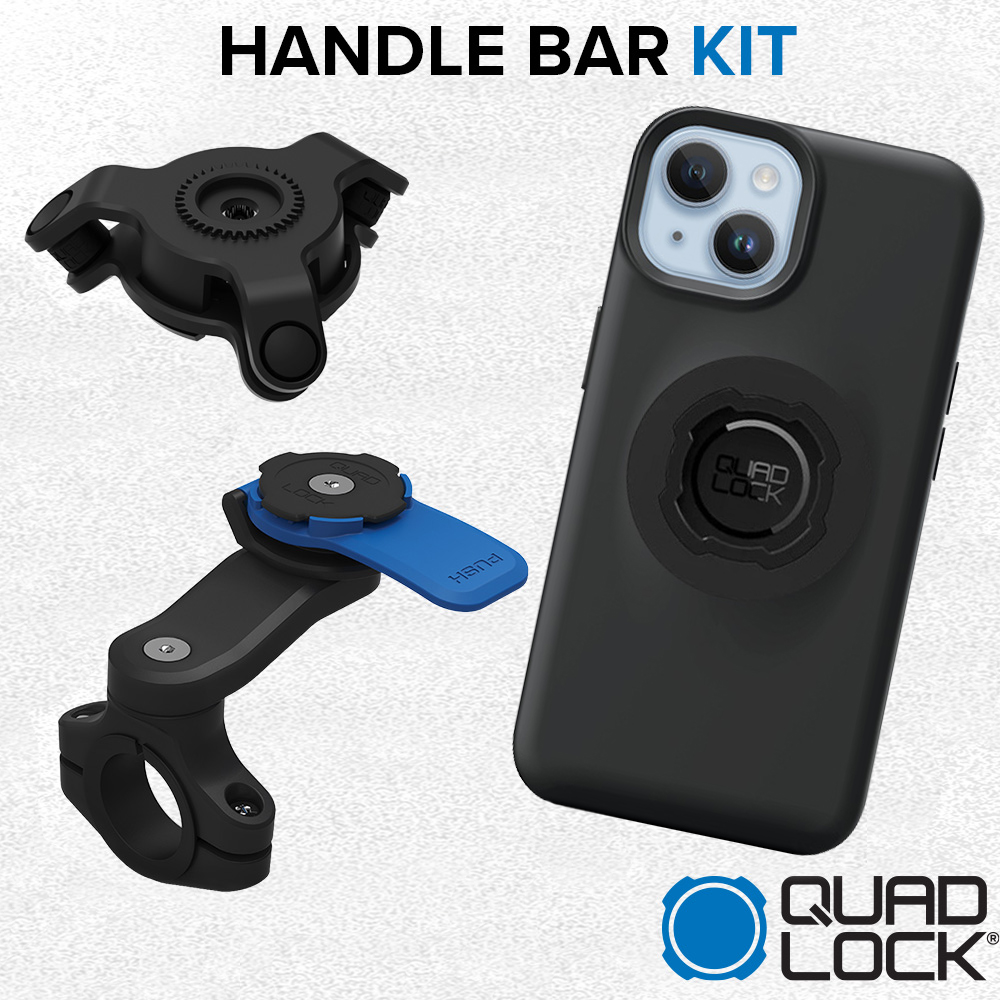 Quad Lock iPhone 14 Handlebar Mount Kit