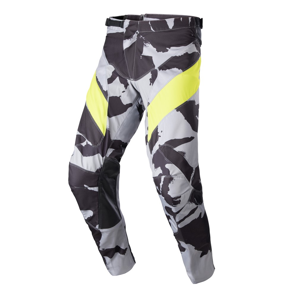 Alpinestars Racer Tactical Motocross Pants Cast Gray Camo/Yellow Fluoro