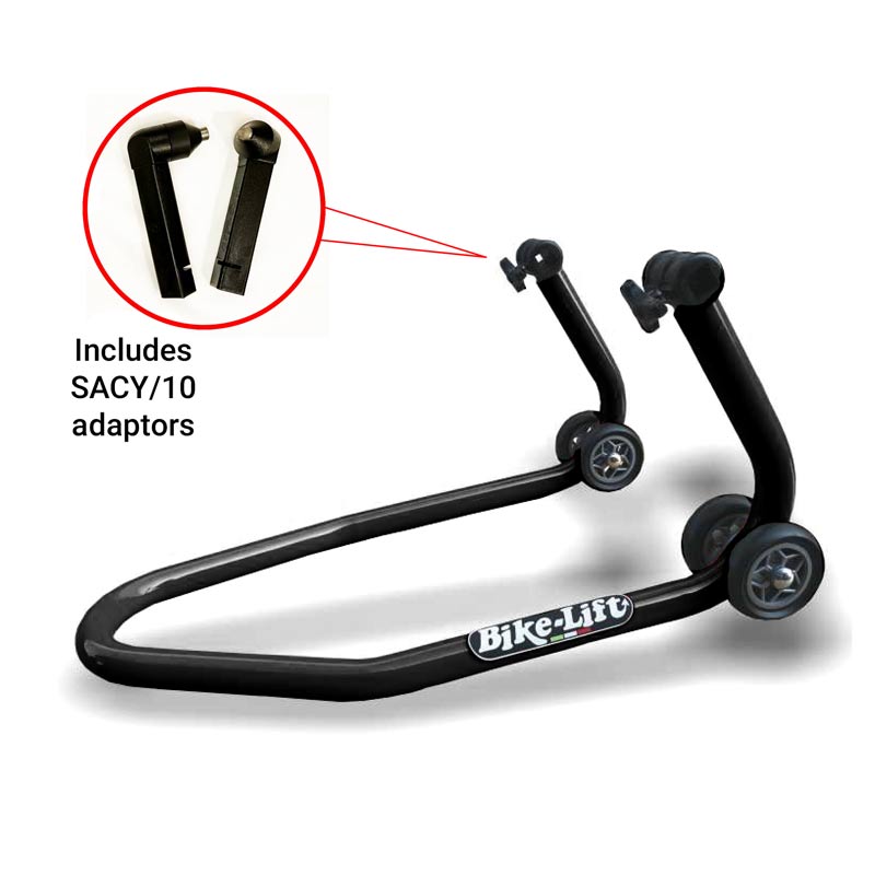 FRONT ADJ. STAND **BLACK* WITH SACY/10 OFF-LINE UNDERFORK ADAPTORS