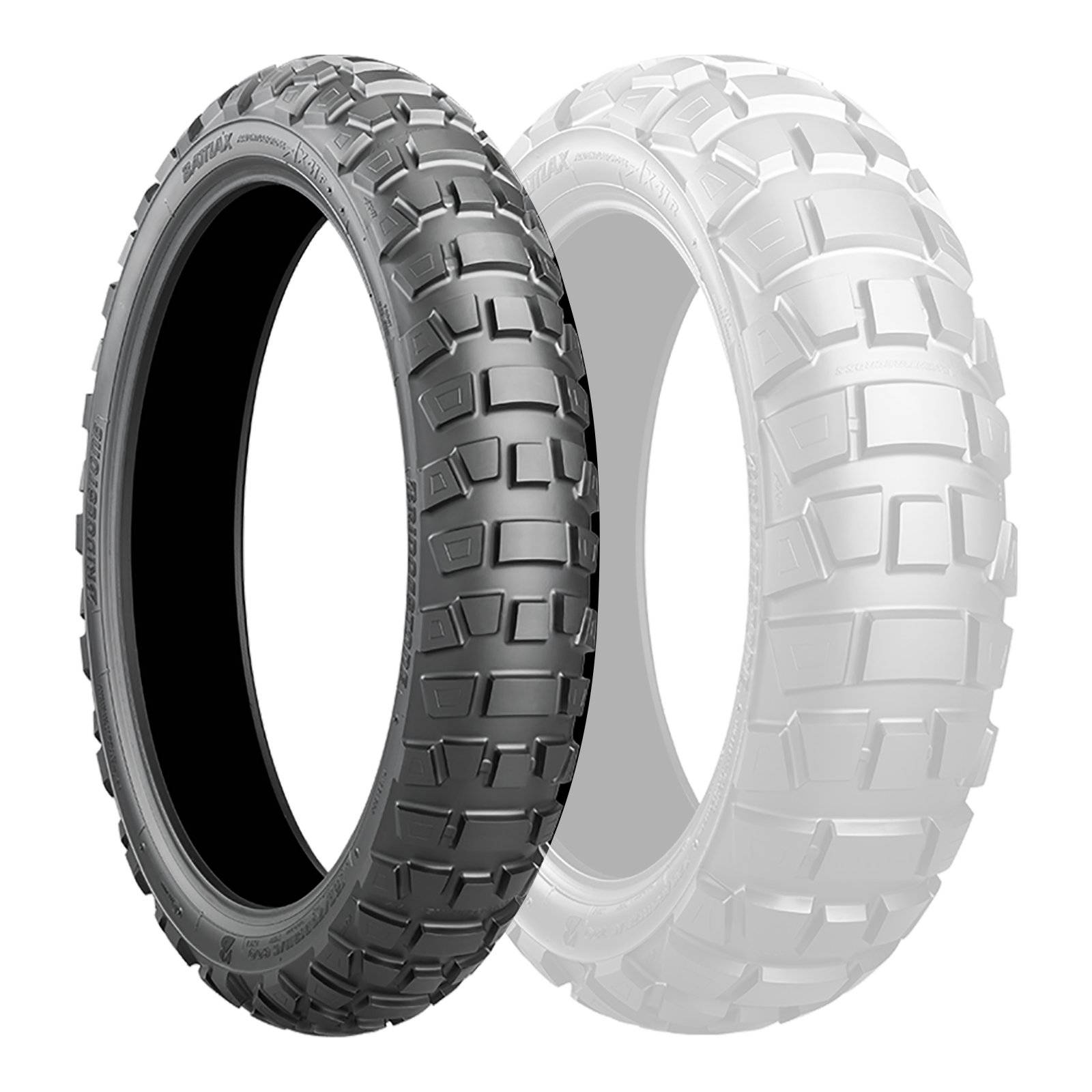 Bridgestone AX41 Tubeless Front Adventure Tyre 90/100x19 - Image 1