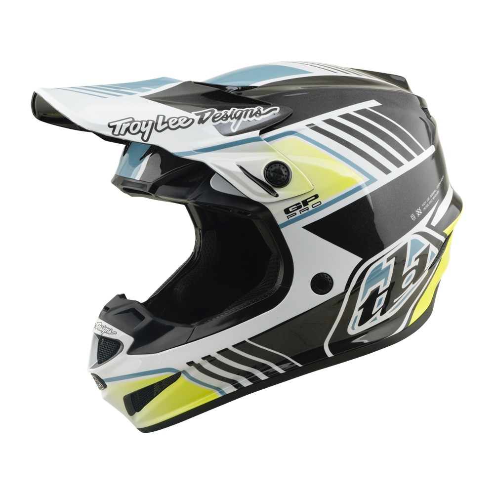 Troy Lee Designs GP Pro Segment Motocross Helmet Youth Grey