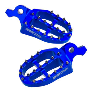 Zeta Aluminium Footpegs YZ '23- Blue - Image 1