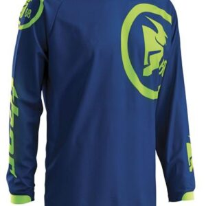 Motocross Jersey Thor 2016 Youth Phase Gasket Navy/Lime - Image 2