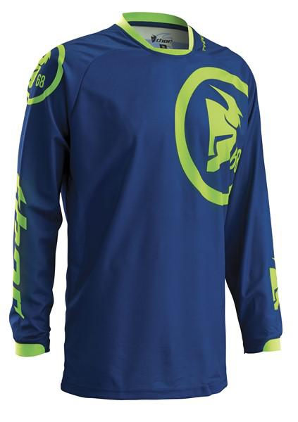 Motocross Jersey Thor 2016 Youth Phase Gasket Navy/Lime