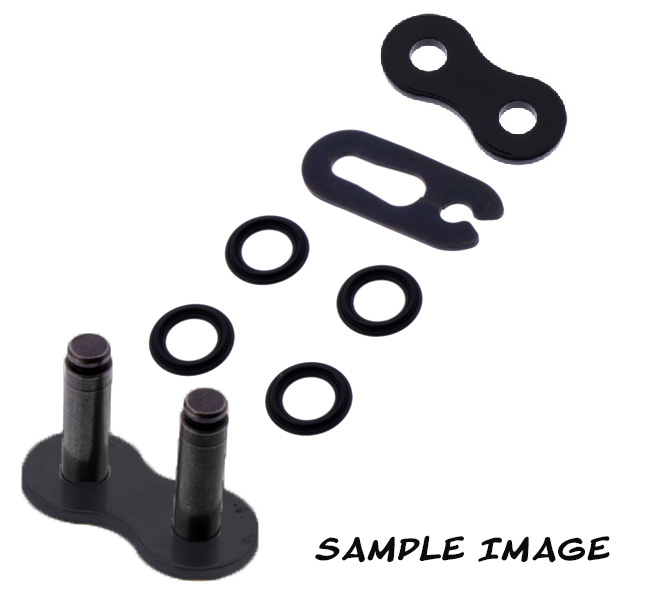 520VX3 FJ clip link B/B DID Black/Black