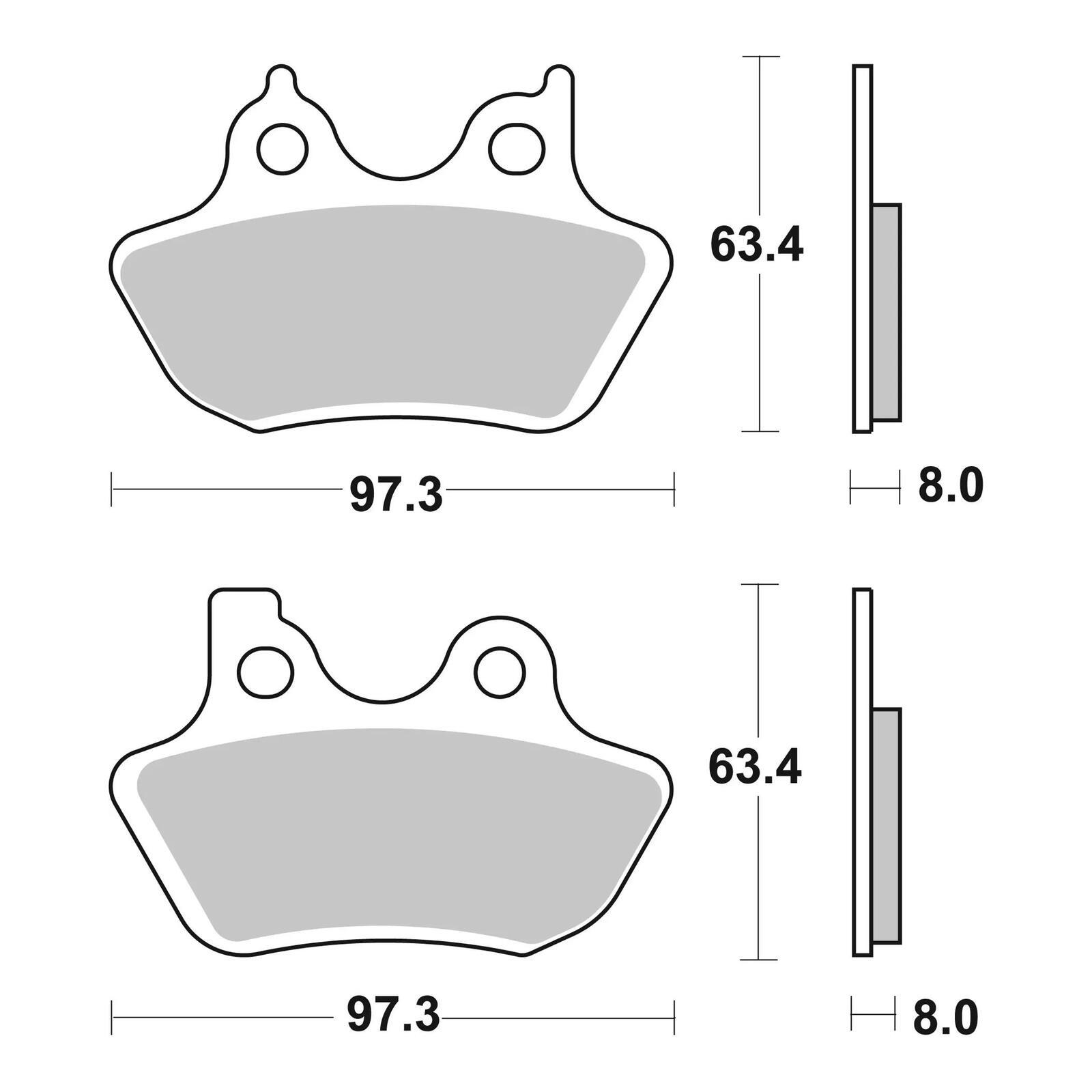 Brembo Brake Pad - Sintered Rear - Image 2