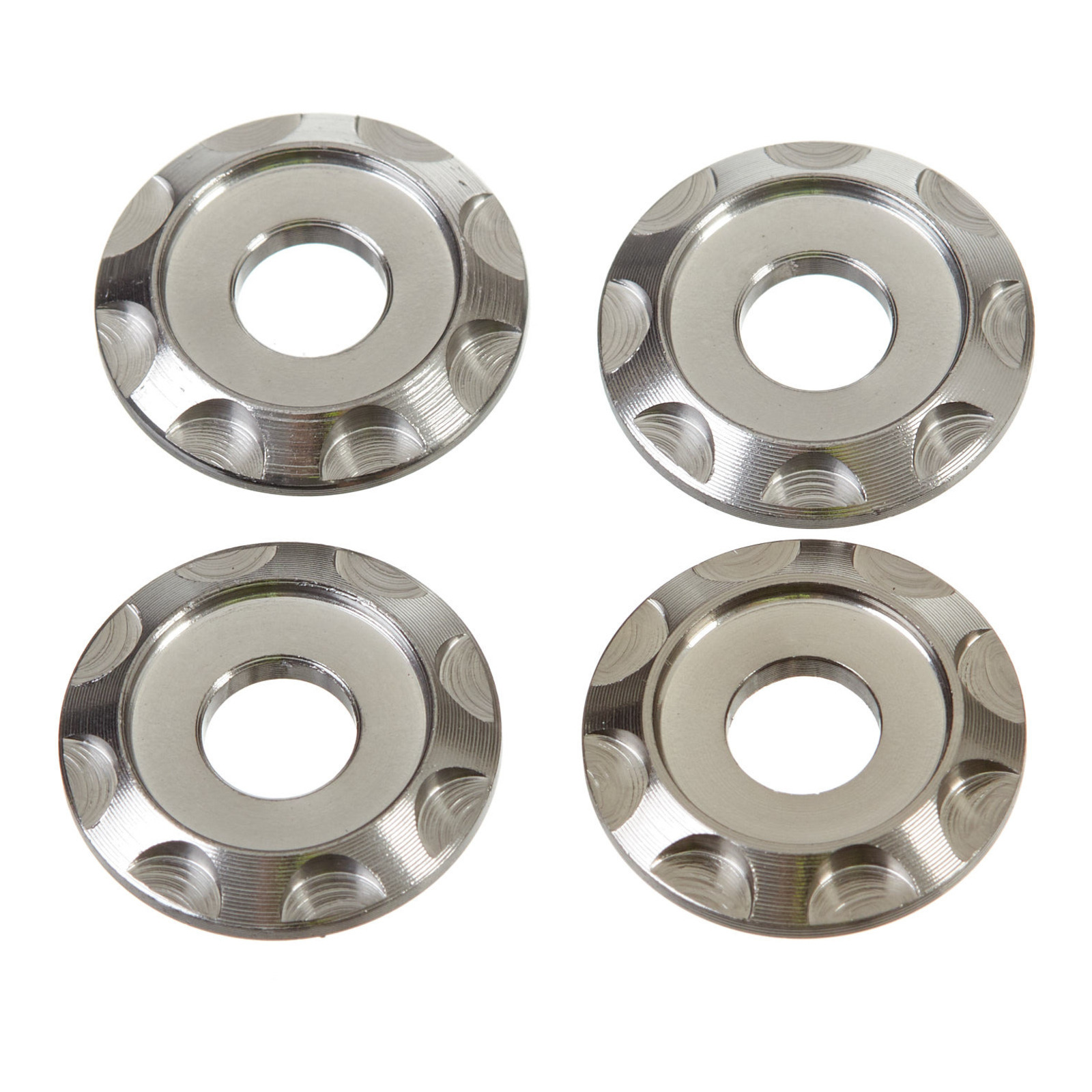 DRC M6 ALUMINUM SPACERS TYPE01 TI-COLOUR 4PCS - Image 1