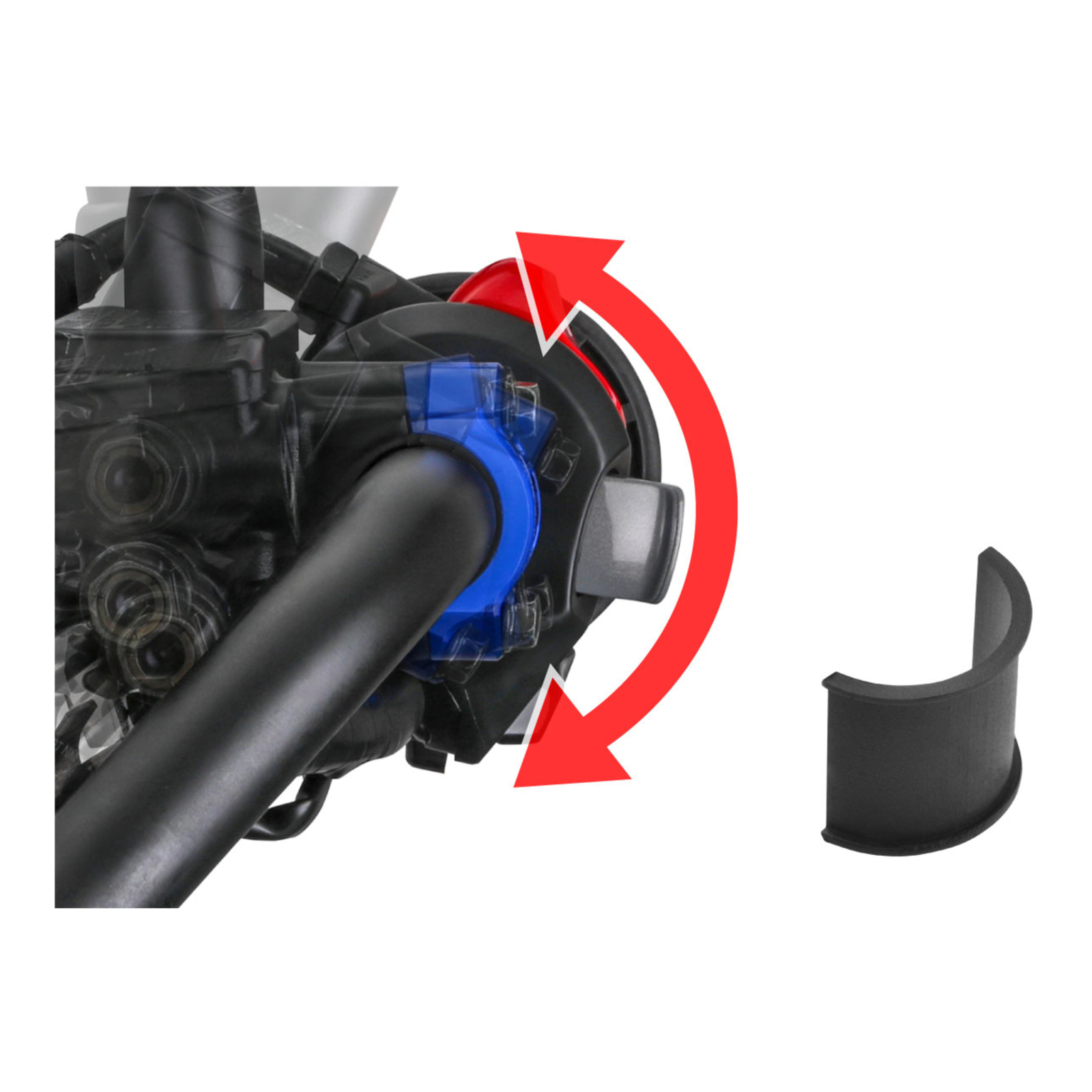 Zeta Rotating Bar Clamp Clutch - Ti-color - Image 6