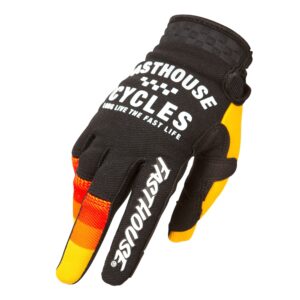 Fasthouse Youth Speed Style Pacer Motocross Glove Black/Yellow - Image 1