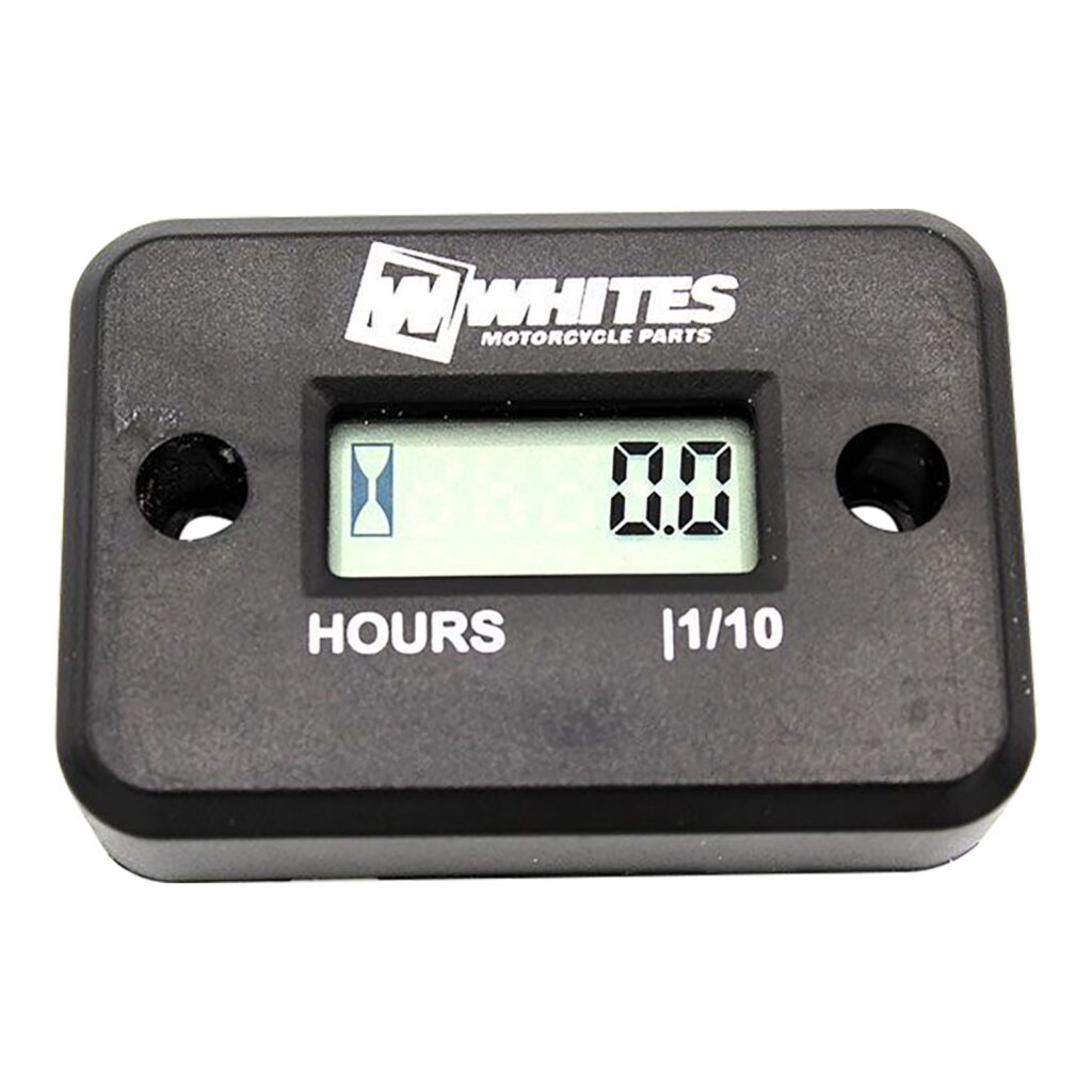WHITES HOUR METER - BLK