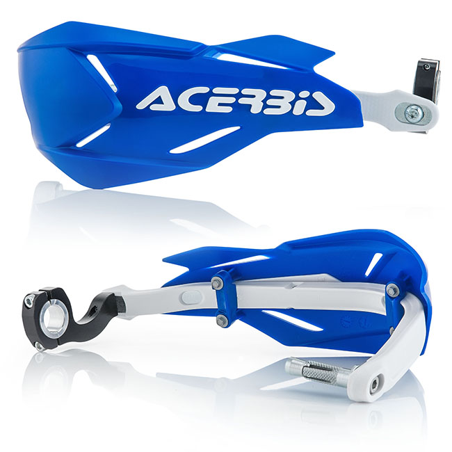 X-Factory handguard Blue/ White Acerbis [A]