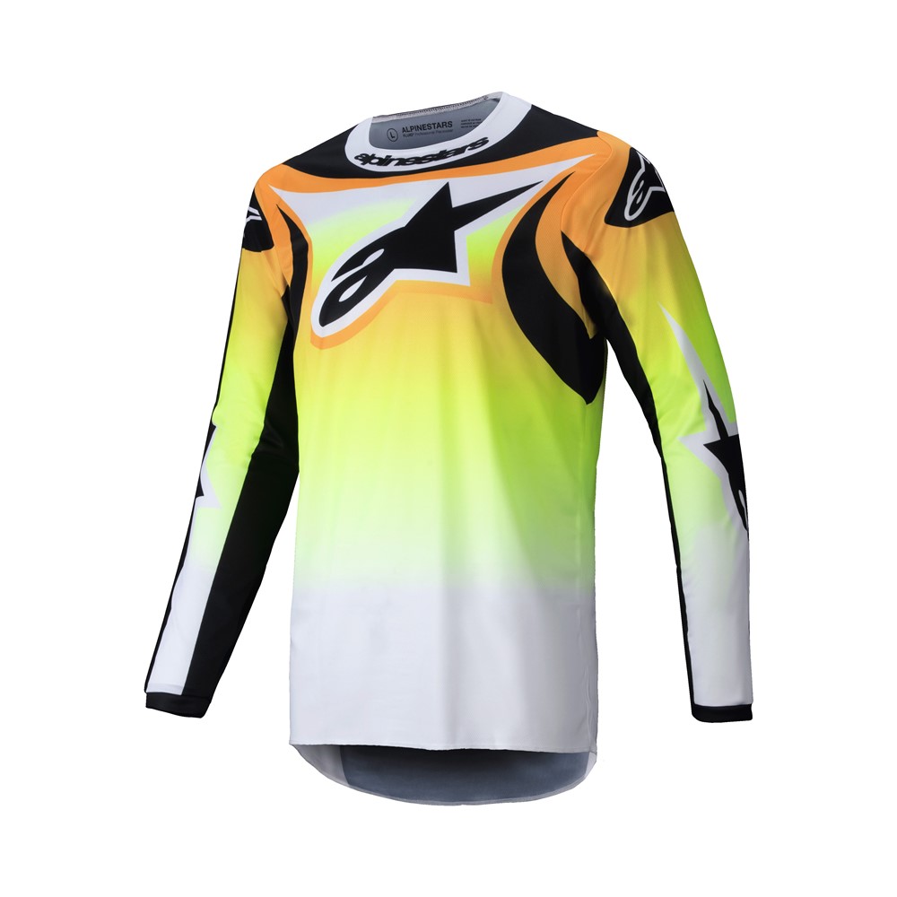 Alpinestars Fluid Wurx Motocross Jersey Yellow/Black