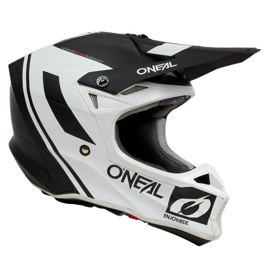 Oneal 10SRS Flow Motocross Helmet Black/White