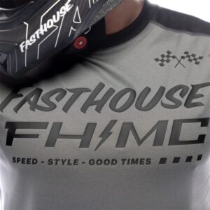 Fasthouse Carbon Method Motocross Jersey Gray/Black - Image 3