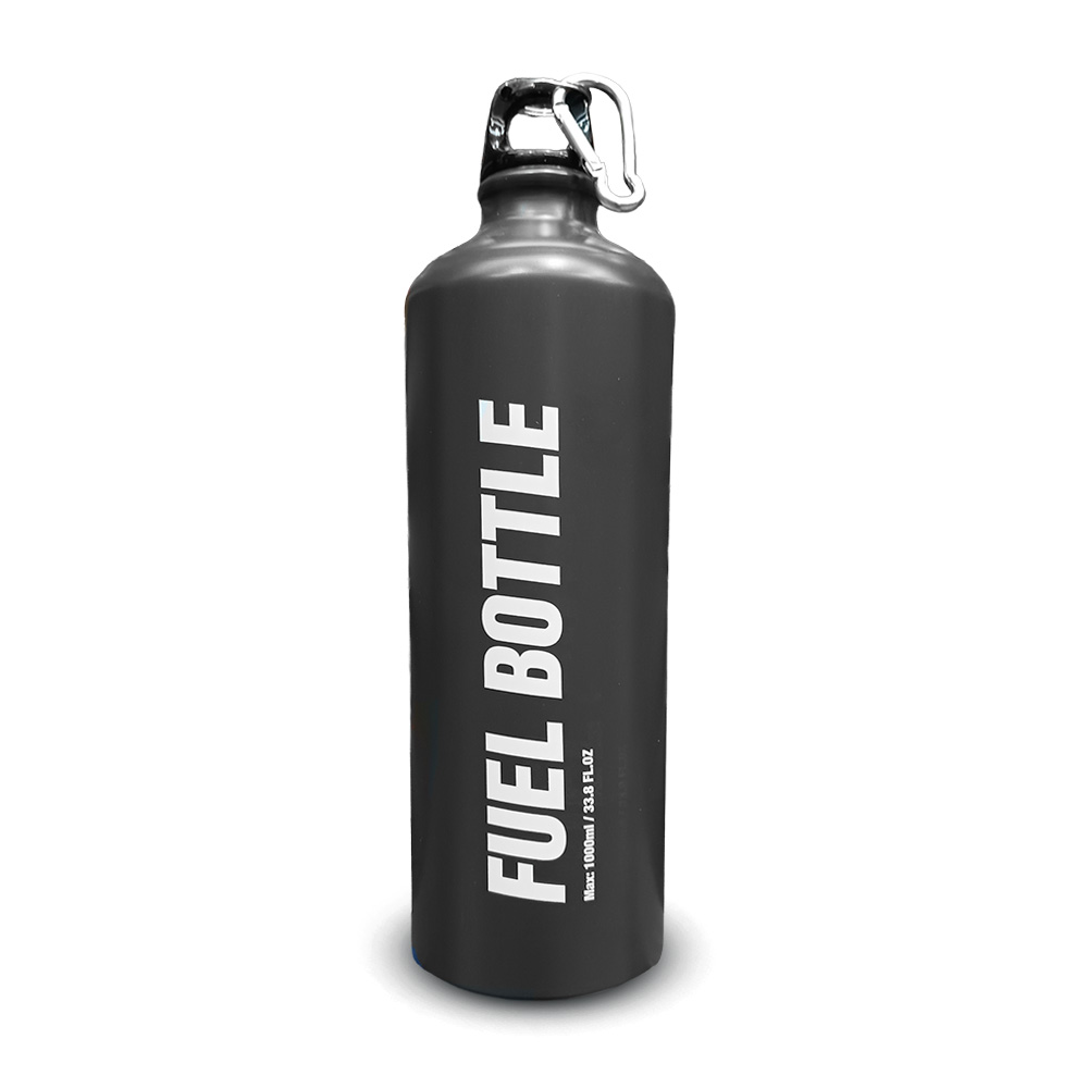 Kriega Aluminium Fuel Bottle 1.0L Matt Black Tech7
