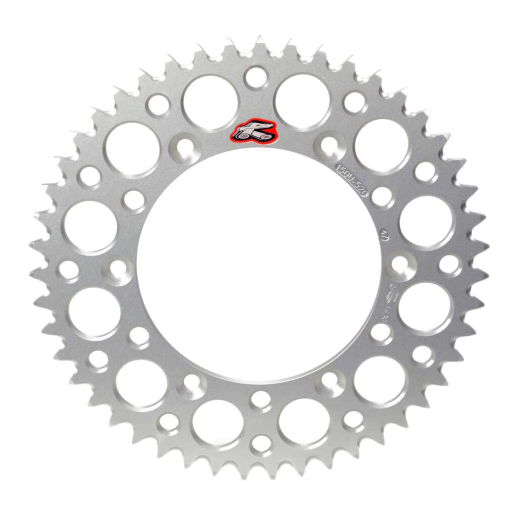 Renthal Sprocket Rear Silver 48T Alloy 7075 T6 Grooved Suzuki