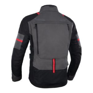 Oxford Rockland MS Road Jacket Charcoal Black / Red - Image 4