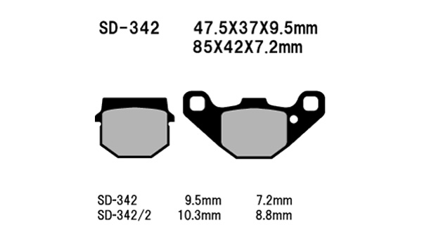 Vesrah disc pads SD342 []