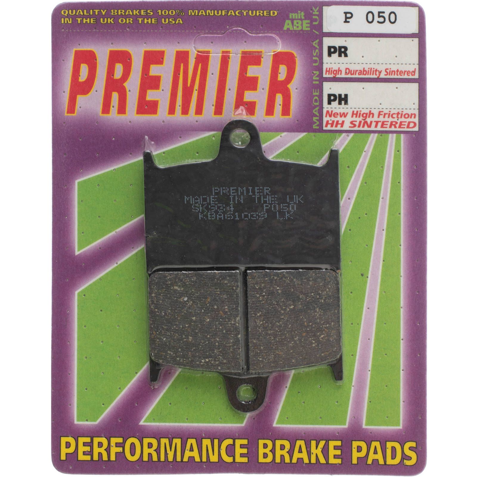 PREMIER BRAKE PADS P050 - SUZ | YAM - Image 1