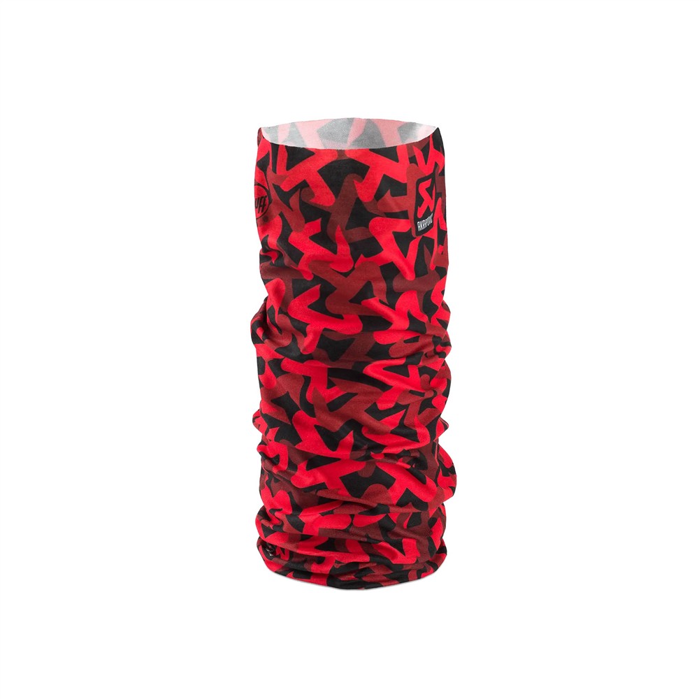 Buff Akrapovic Logos Red/Black - One Size