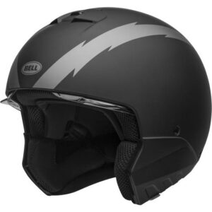 Bell Broozer Arc Open Face Helmet Matte Black/Grey - Image 2