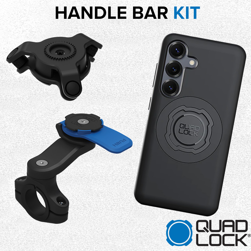 Quad Lock Samsung Galaxy S25 Handlebar Mount Kit
