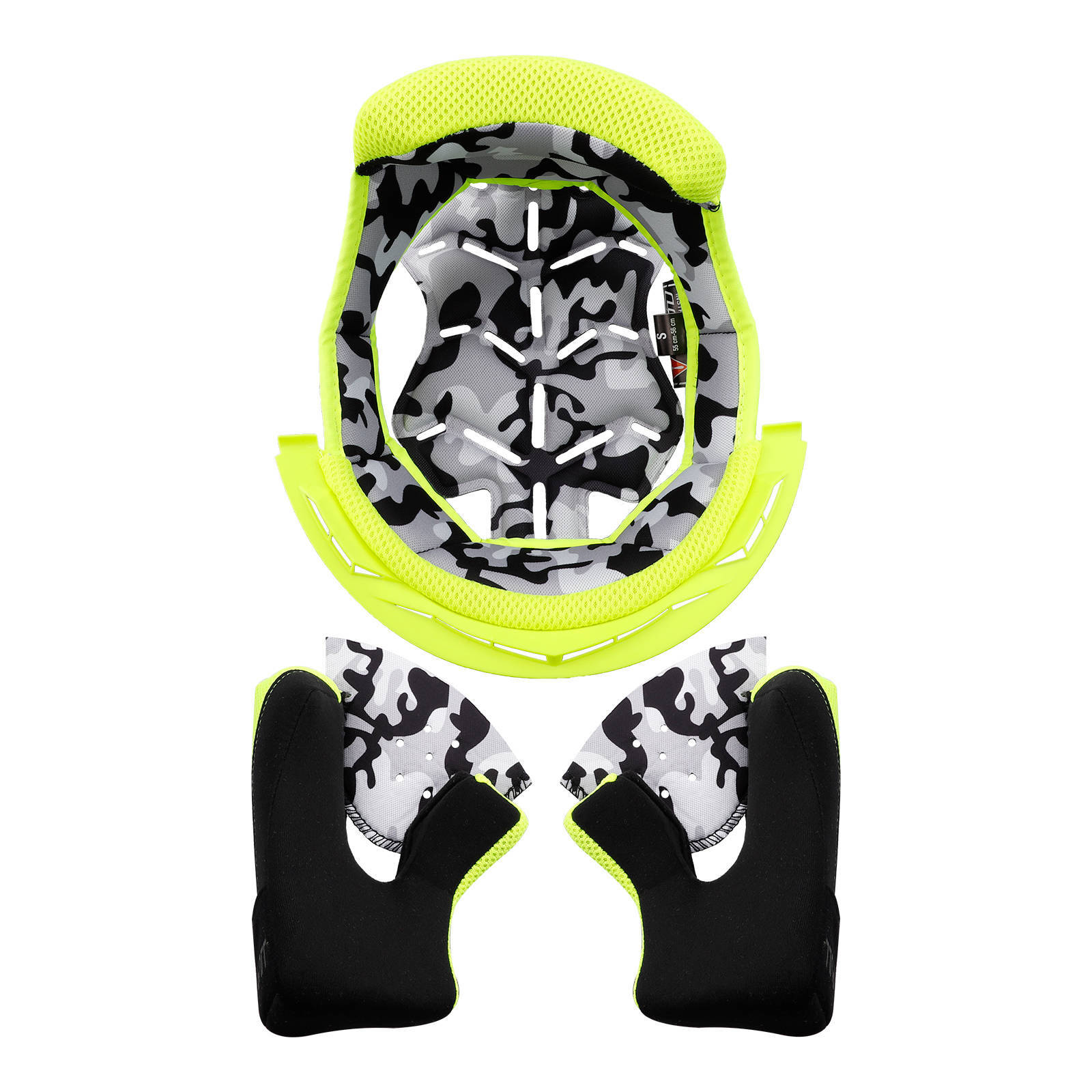 LS2 MX437 Fast Evo Liner - Hi-Vis Yellow - Image 1