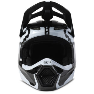 Fox V1 Leed MIPS ECE Motocross Helmet Black/White - Image 6