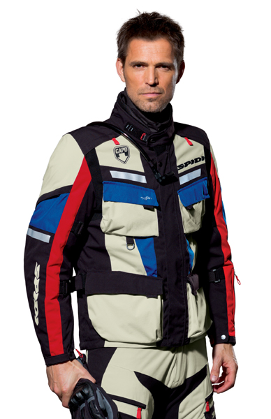 Spidi Marathon Road Jacket Blue/Red Trim