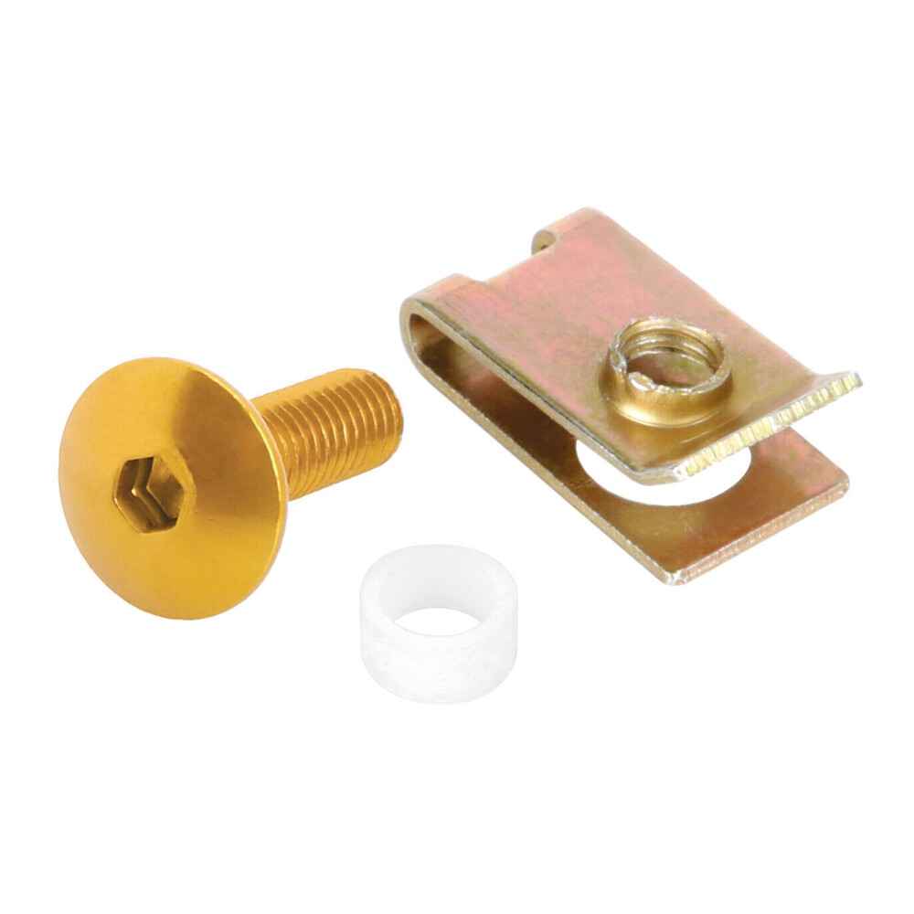LAMPA CLIP FIT KITS FOR FAIRINGS M5 10 PCS GOLD