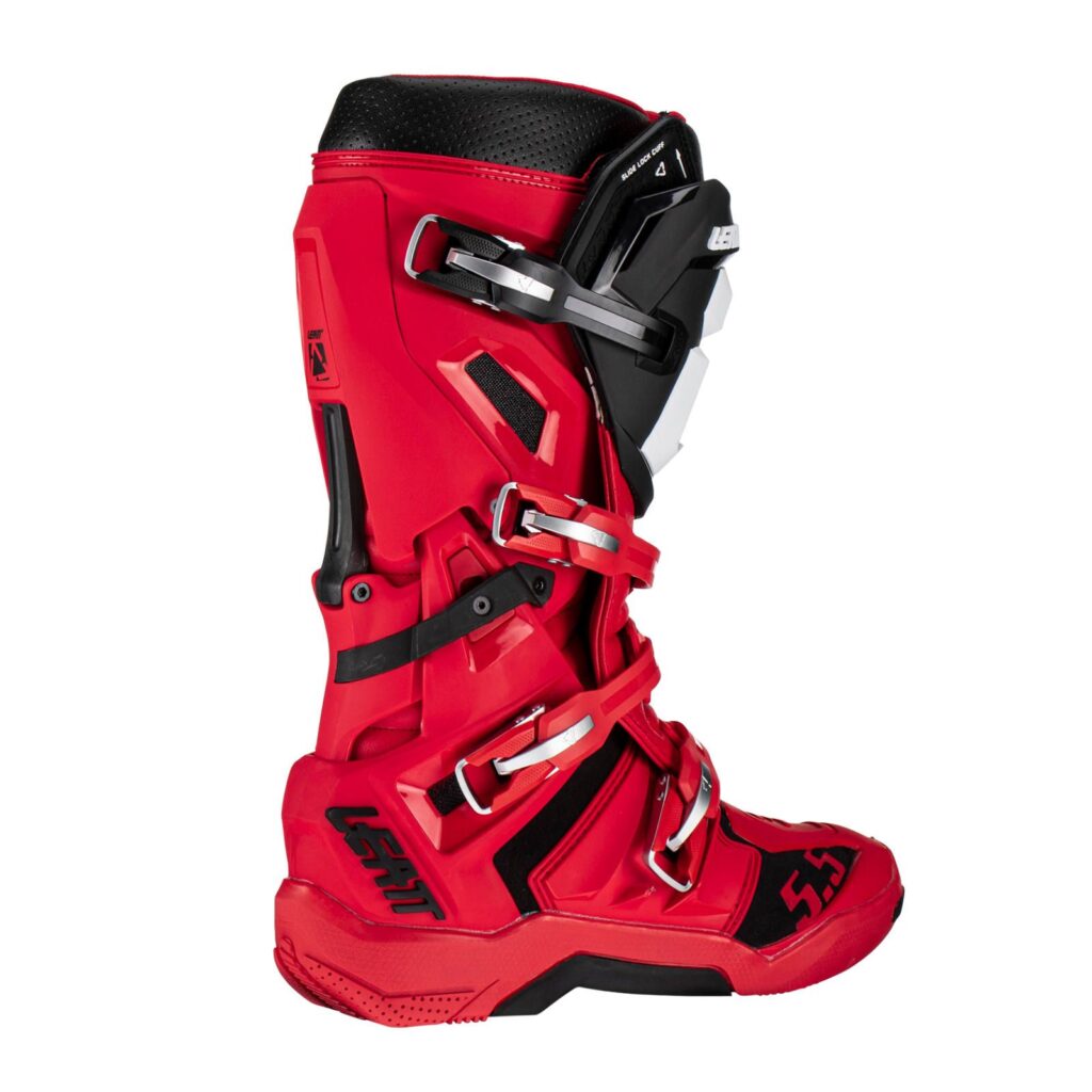 Leatt 5.5 Flexlock Motocross Boots Red
