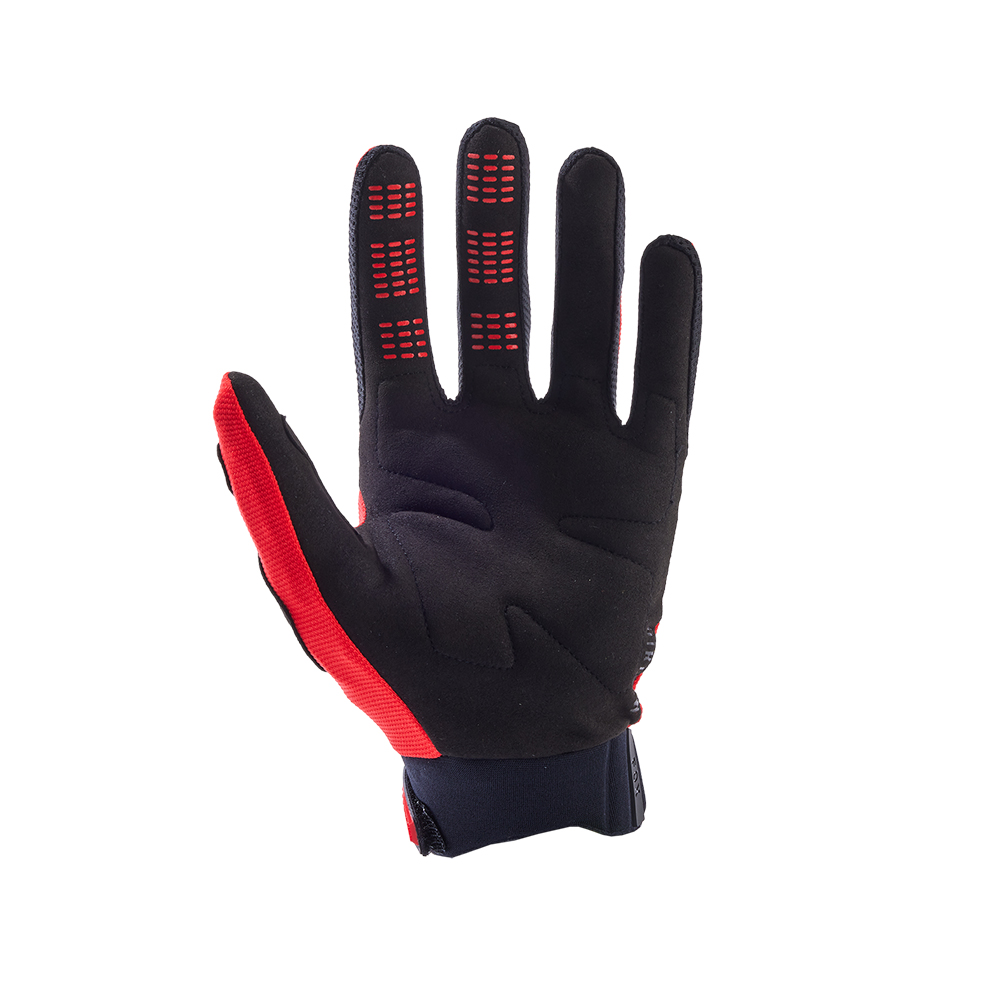 Fox Dirtpaw Motocross Gloves Flo Red