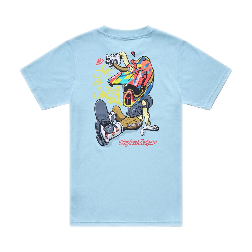 Troy Lee Designs Heritage Tee Youth Dawn Blue