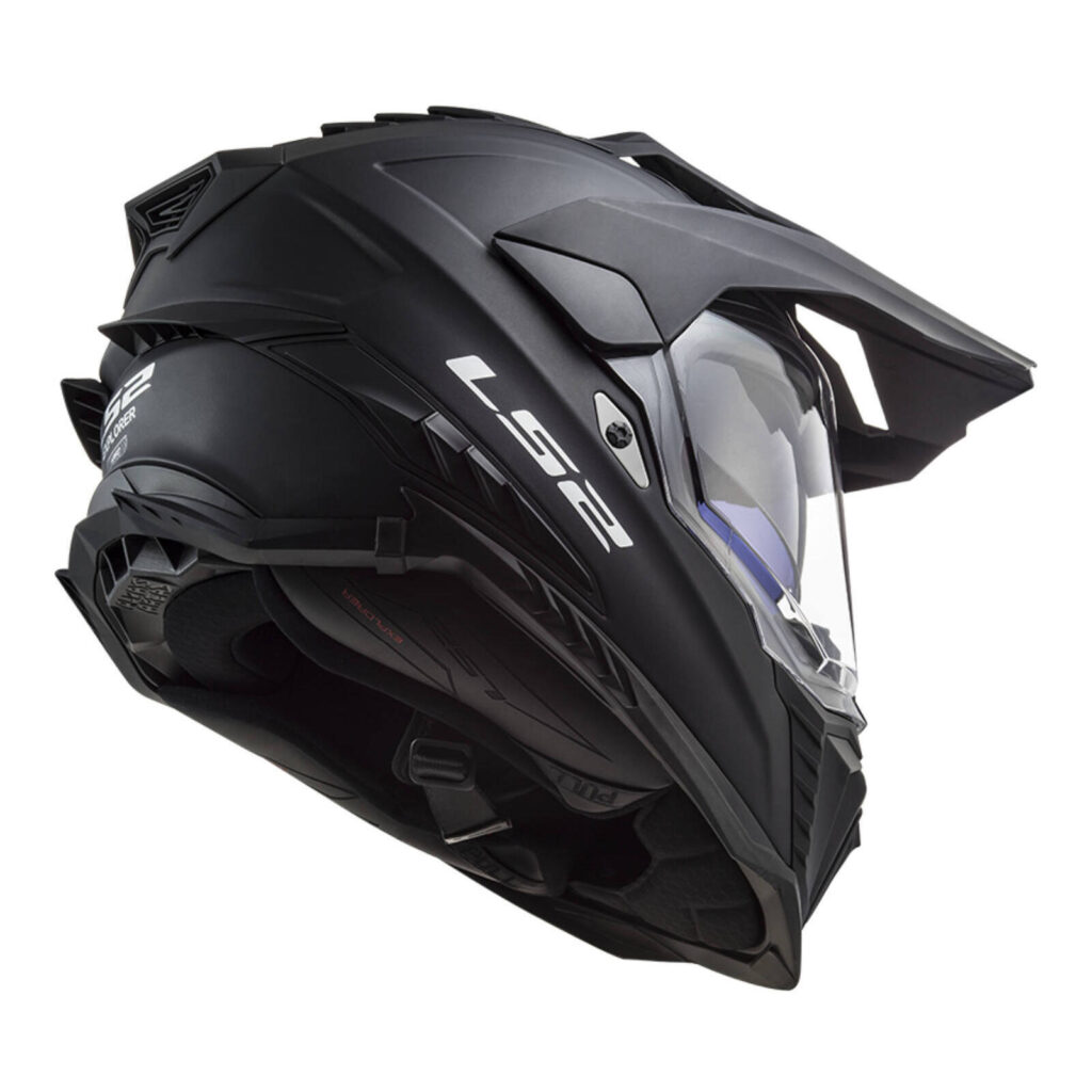 LS2 MX701 Explorer Adventure Helmet Matte Black