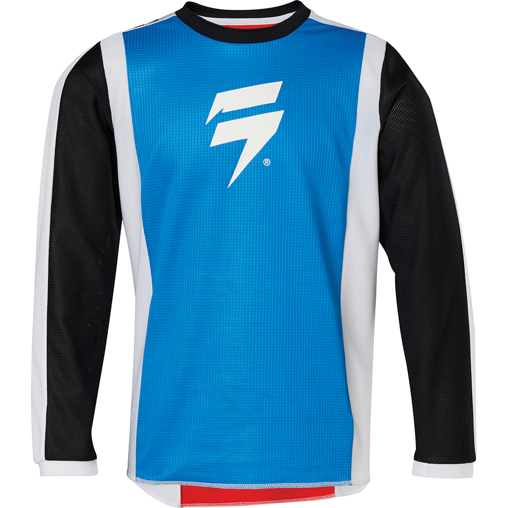Motocross Jersey Shift WHIT3 Label Race Youth White/Red/Blue