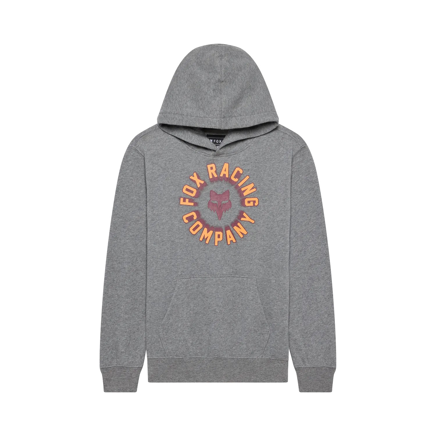 Fox Beam Fleece Pullover Hoodie Youth Heather Graphite Grey - Image 3