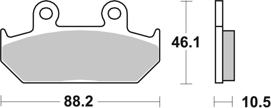 SBS 647HS Front Brake Pads
