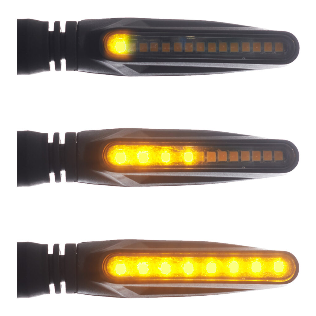 Whites Aurora North LED Indicator - Sequential with Running Light