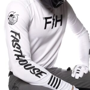 Fasthouse Elrod OG Motocross Jersey White - Image 5