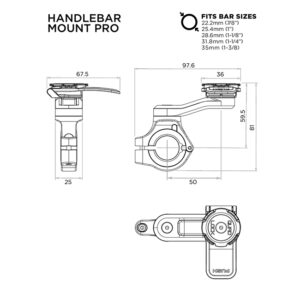 Quad Lock Handle Bar Mount Pro - Image 2