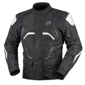 RJAYS VOYAGER 6 Jacket Blk/Wht - WP Touring - Image 1