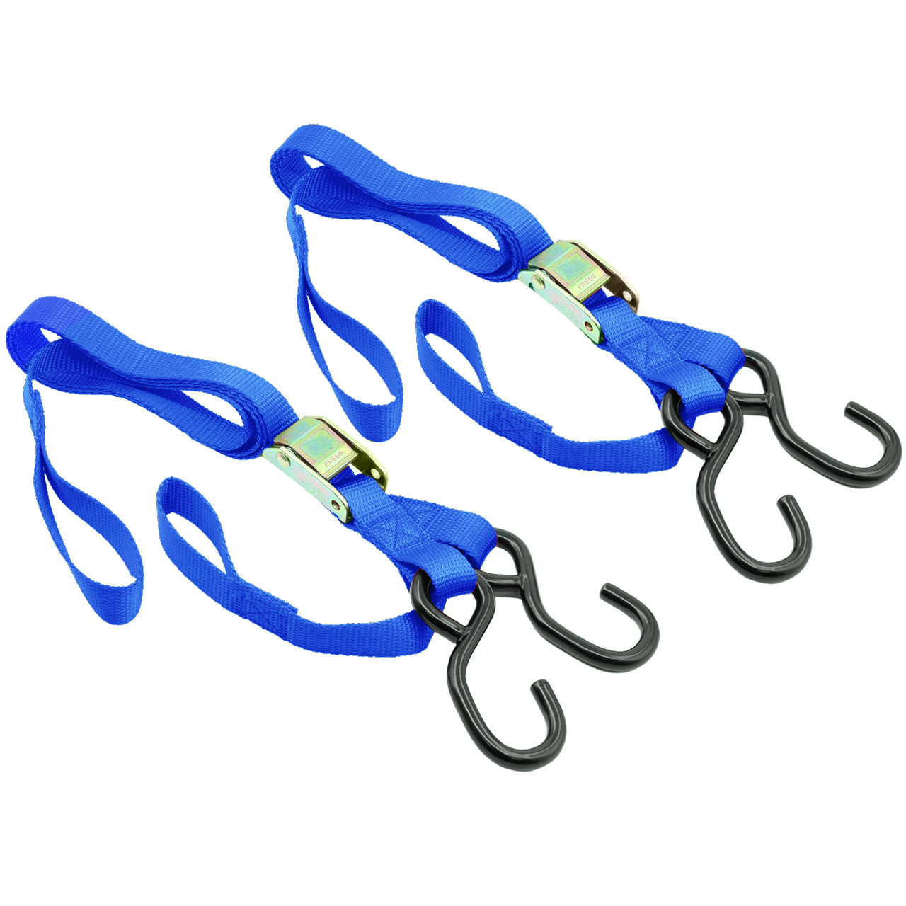 CLASSIC TIEDOWN PSYCHIC INTEGRATED SOFT HOOK 2,500LBS  RATED ASSEMBLY STRENGTH BLUE - Image 1